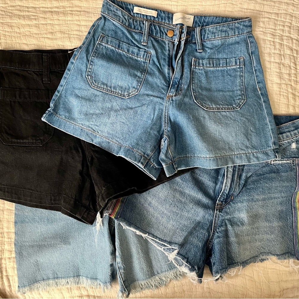 Lot of 4 Denim Shorts